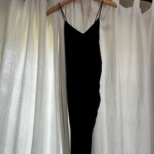 Black thin straps dress
